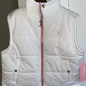 Juicy Couture Vests 1-White & 1-Pink